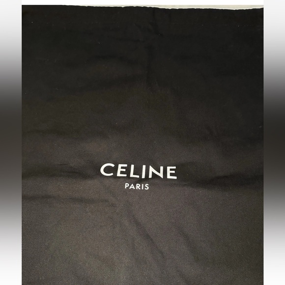 Celine - Duster bag - Drawstring backpack - cotton - 19" × 15" - Picture 3 of 7